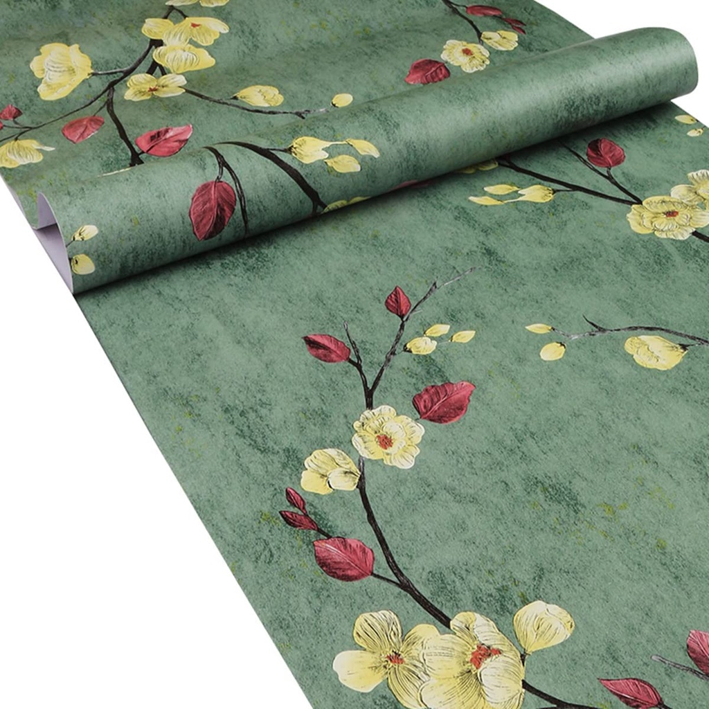 Wallpaper Sticker Dinding Motif Bunga Sakura 45cm x 10m - wallpaper dinding 10 meter
