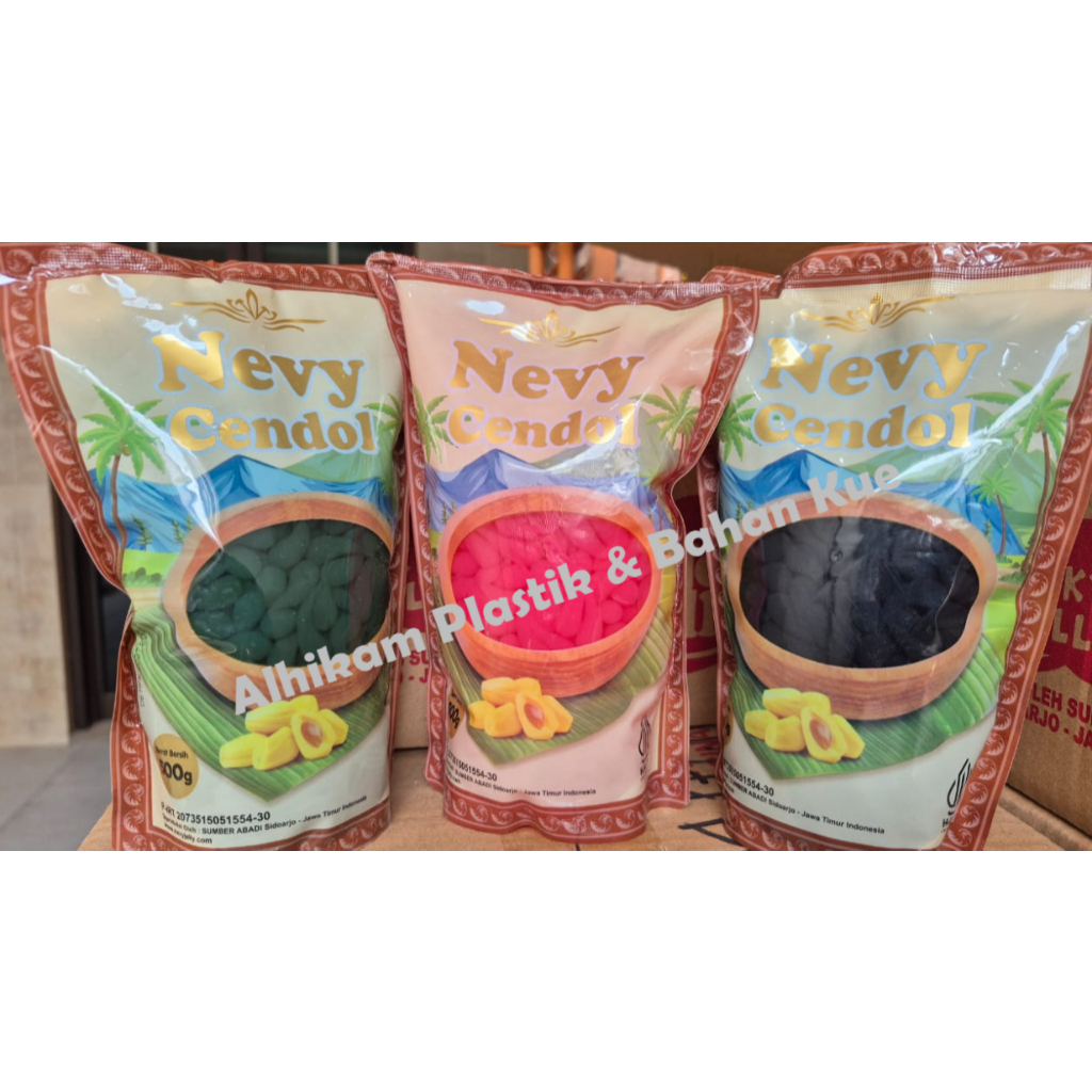 Cendol Dawet Nevy 500gr (hijau,hitam,pink)