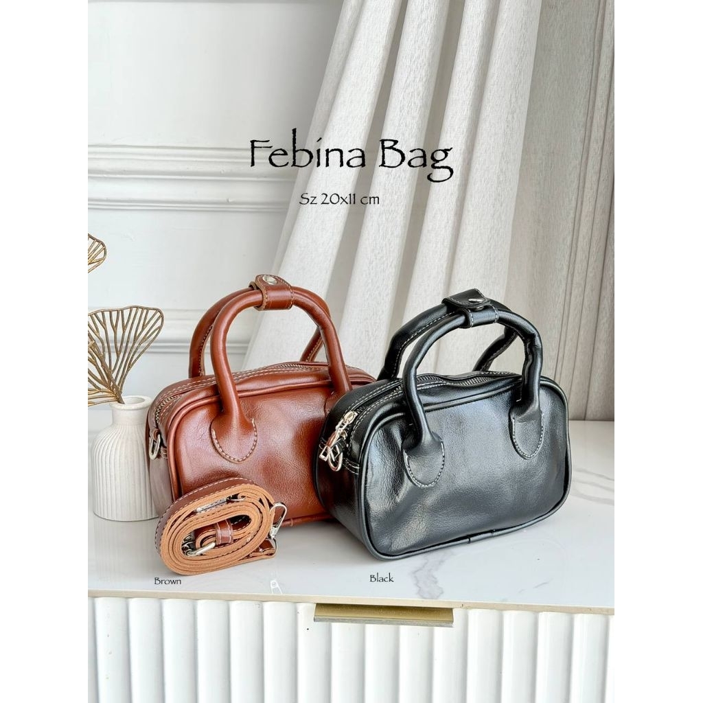 Handbag Mini Elegan Febina Bag | Tas Wanita Kecil Simple Chic