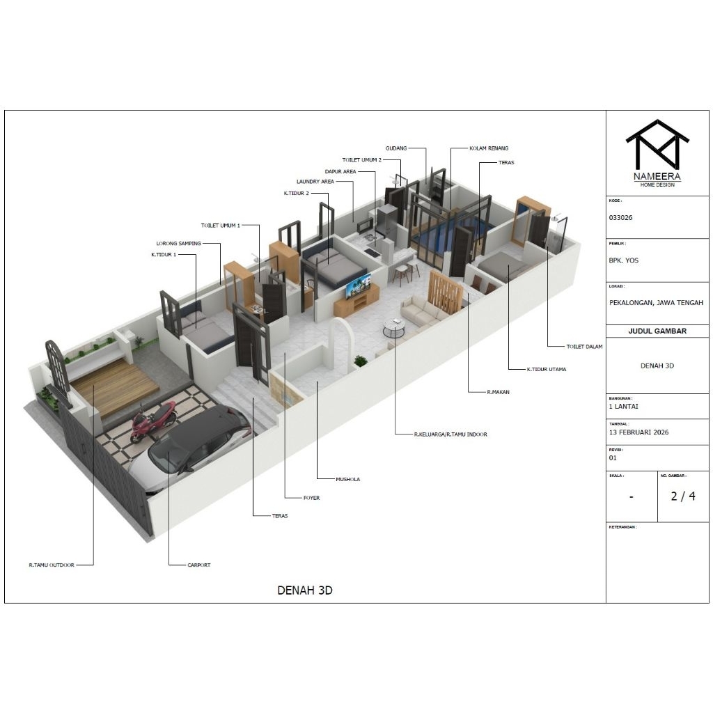 Jasa Desain Rumah | Desain Rumah | Desain Rumah Termurah