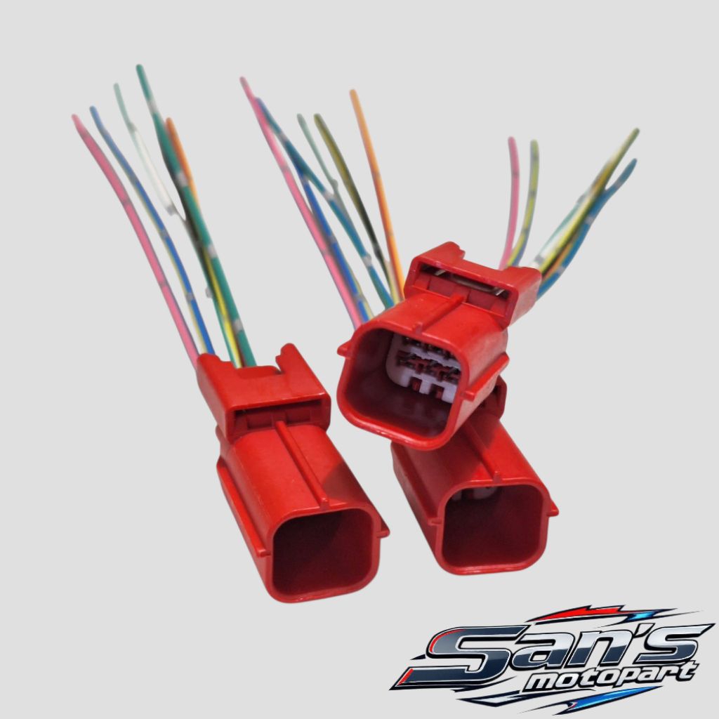 SOKET DLC 6 PIN MALE HONDA VARIO, PCX, ADV