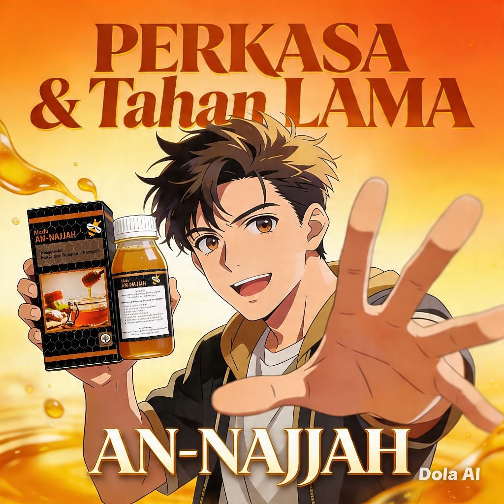 Madu An-Najjah Herbal Pria Dewasa - Meningkatkan Vitalitas, Tahan Lama, Gairah