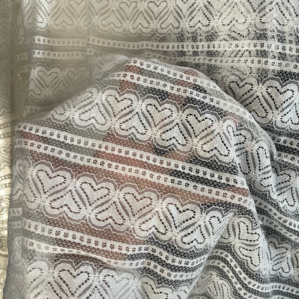 kain brokat motif - kain brokat motif etnik premium - warna bw - kain brokat semi prada yg