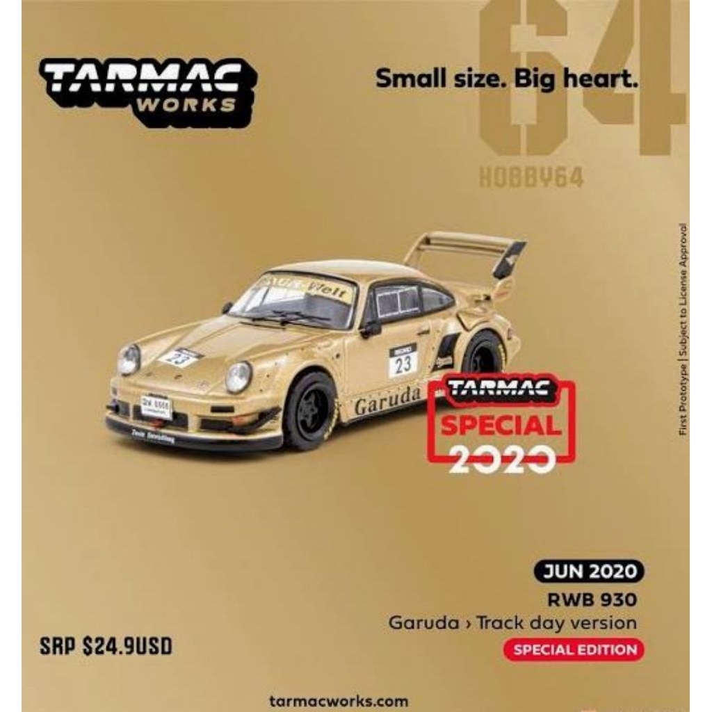 TARMAC WORKS RWB 930 GARUDA TRACK DAY VERSION - SPECIAL EDITION INDONESIA EXCLUSIVE