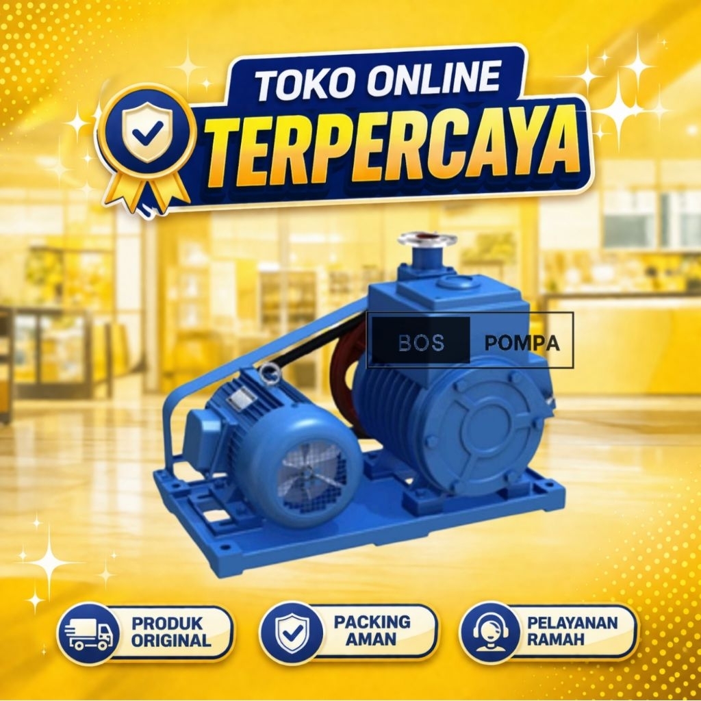 Rotary Vane Vacuum Pump Rotor 2X-15 2,2KW 380V Pompa Vakum Rotary Vane Baling-Baling Putar
