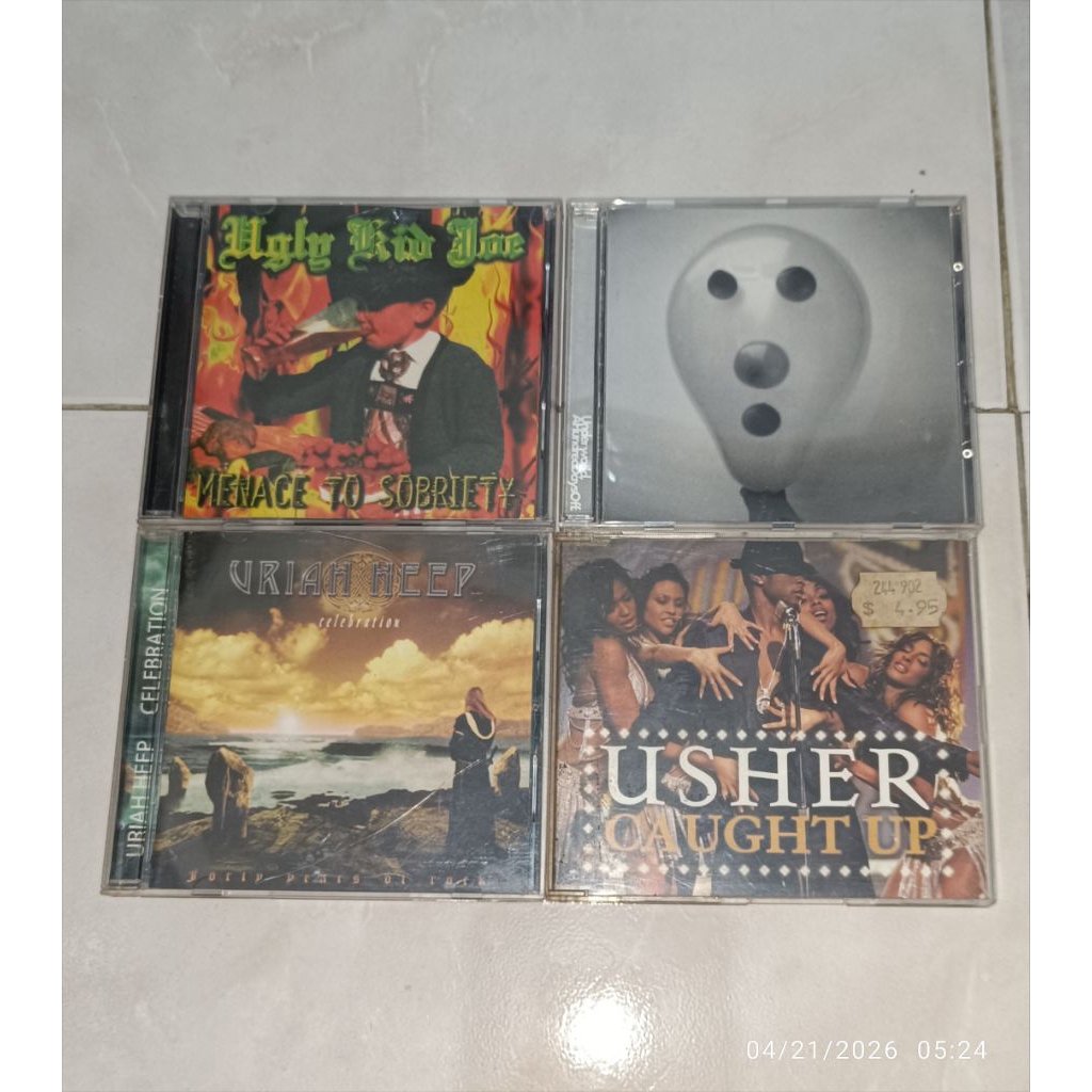 cd UGLY KID JOE-Menace To Society / UNDERWORLD-A Hundred Days Off / URIAH HEEP-Celebration / USHER-C