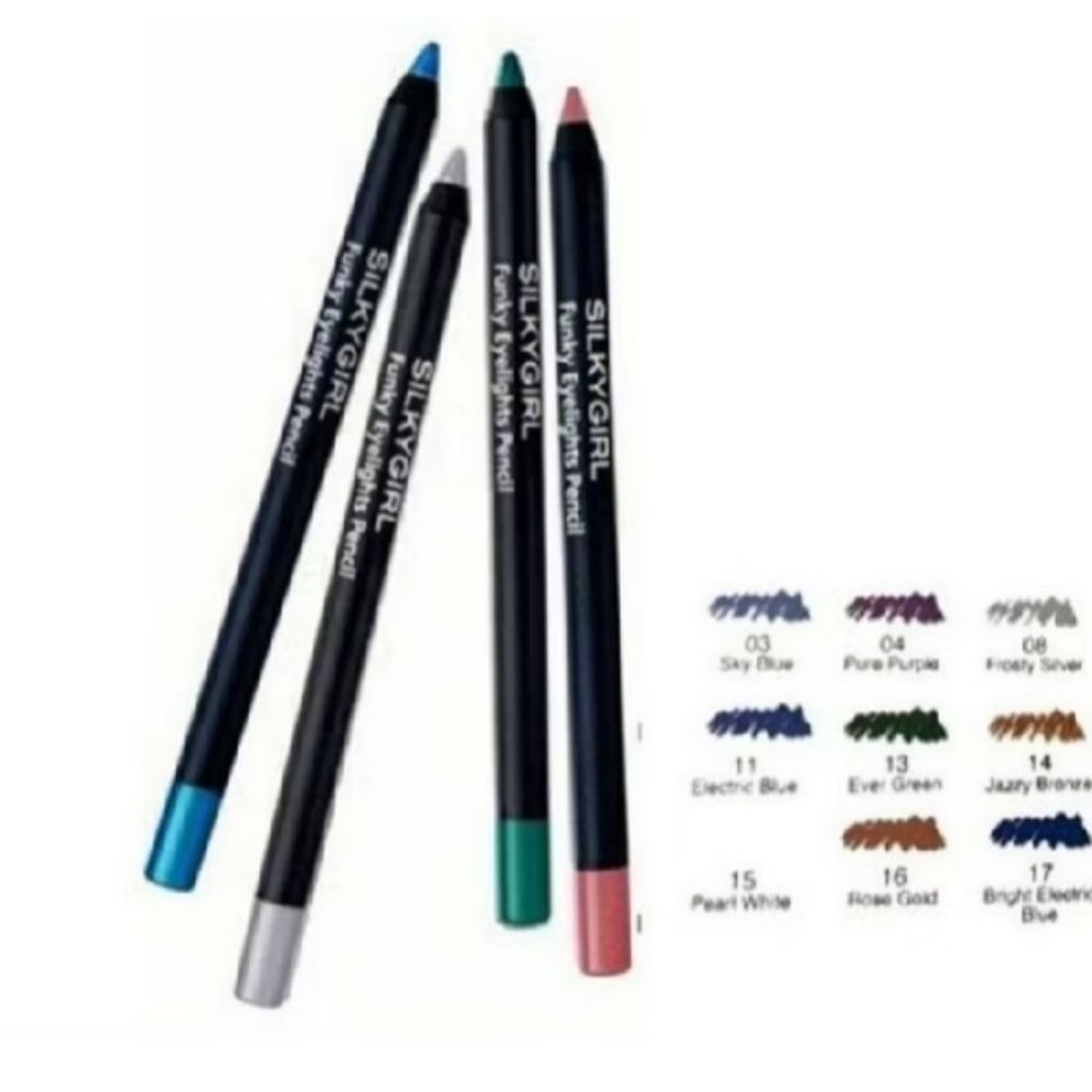 Pensil Eyeliner SilkyGirl 03 Sky Blue