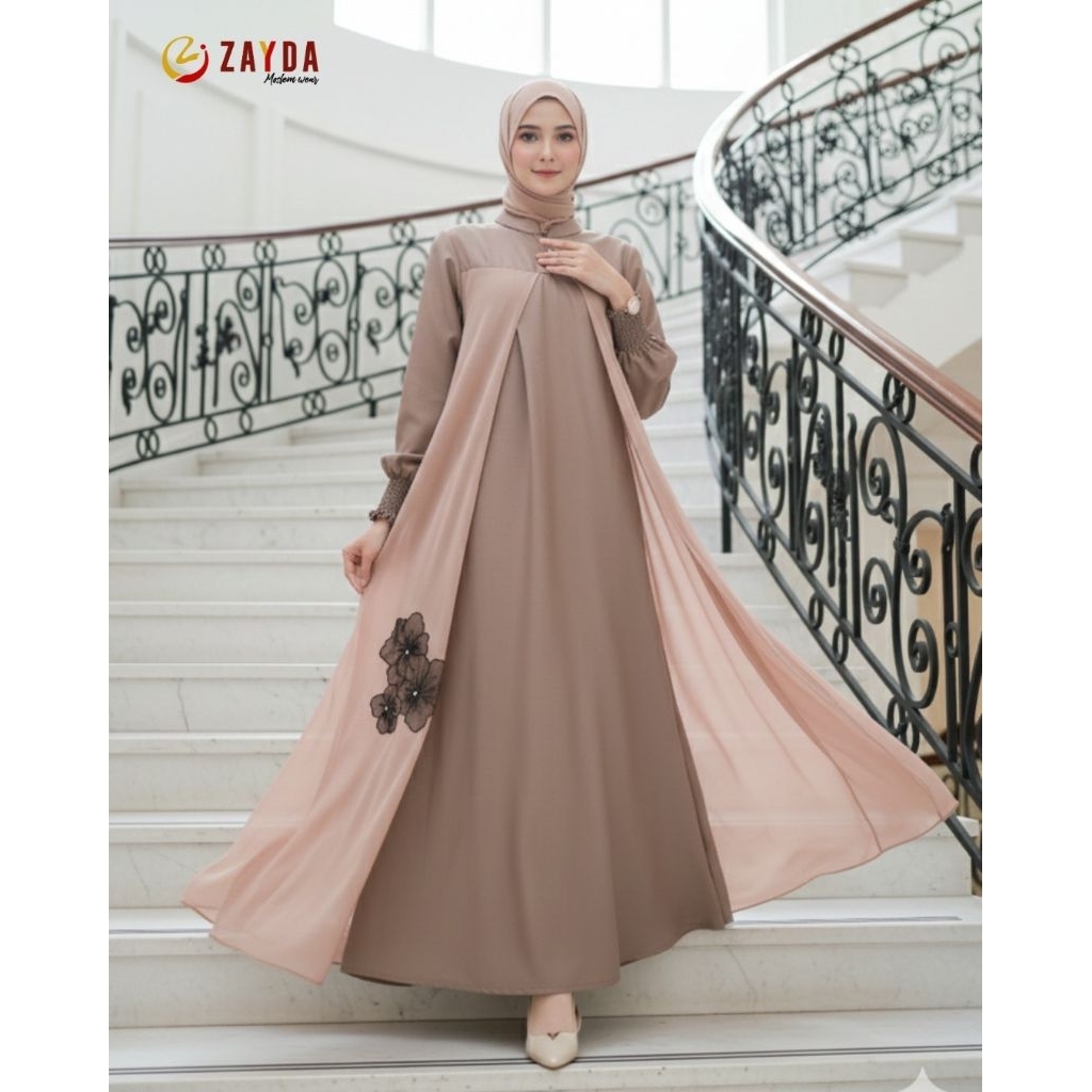 Couple sarimbit zg145 gamis dan koko jaleela by Zayda