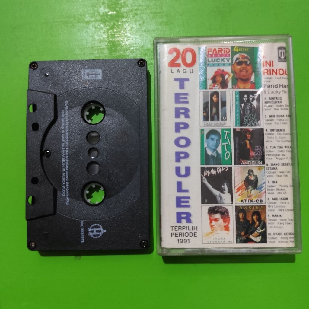 Kaset 20 LAGU TERPOPULER TERPILIH 1991