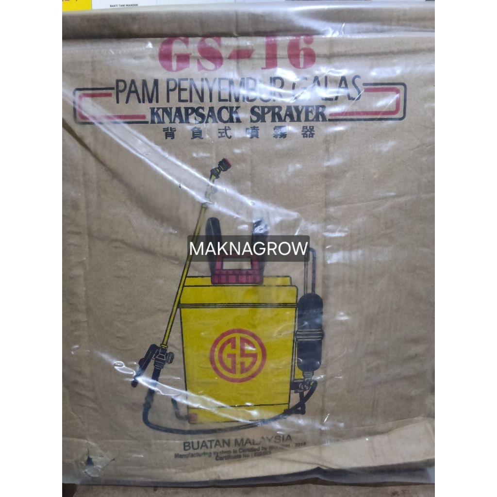 Knapsack sprayer/tanki/pompa manual GS-16 malaysia 16 liter