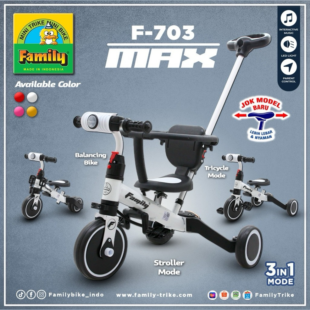 Sepeda Anak Family - Putih