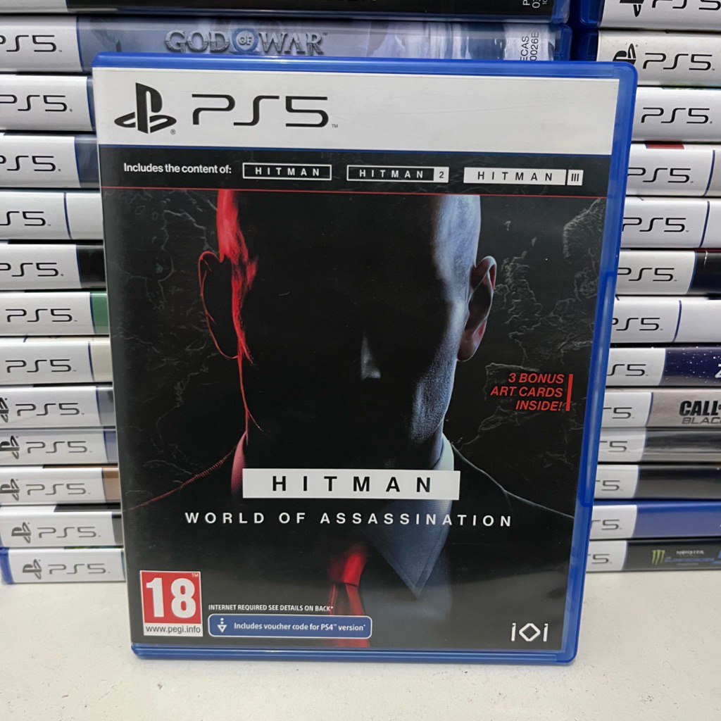 Hitman world of assassination ps5 disc playstation5 kaset ps bd