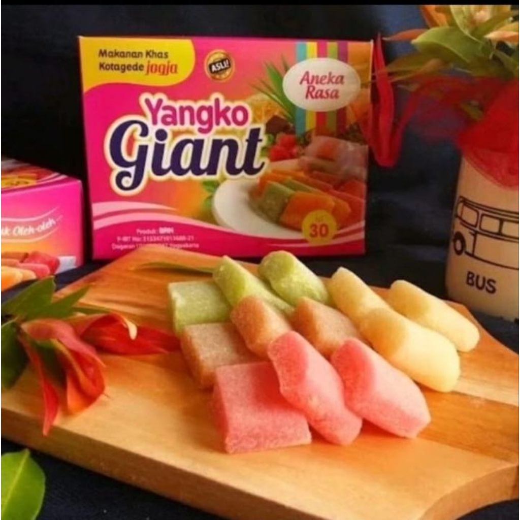 yangko Giant yangko khas jogja oleh oleh asli kota gede Jogja karta yangko aneka rasa
