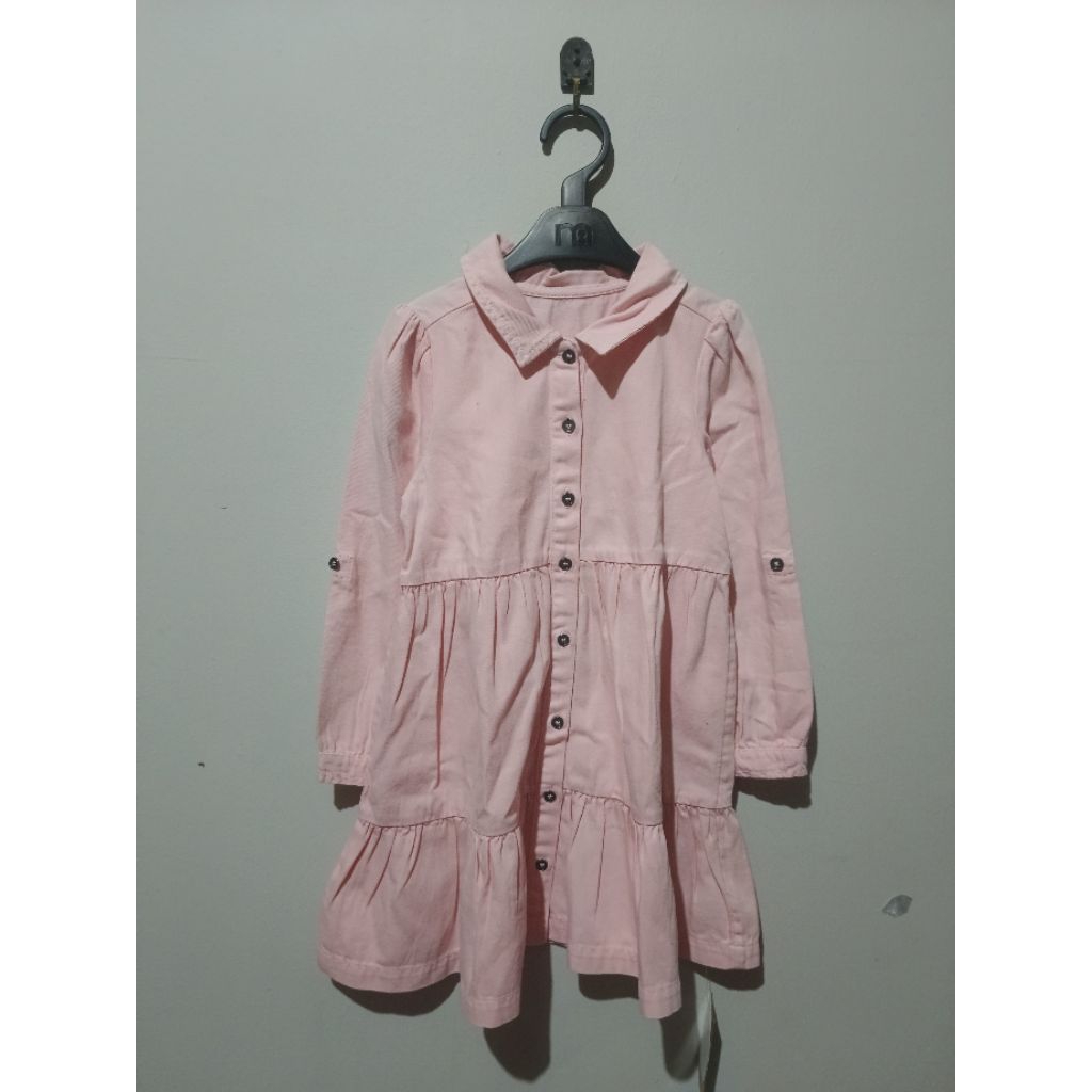 Mothercare Floral Beat Dress / Mothercare Pink Denim Dress