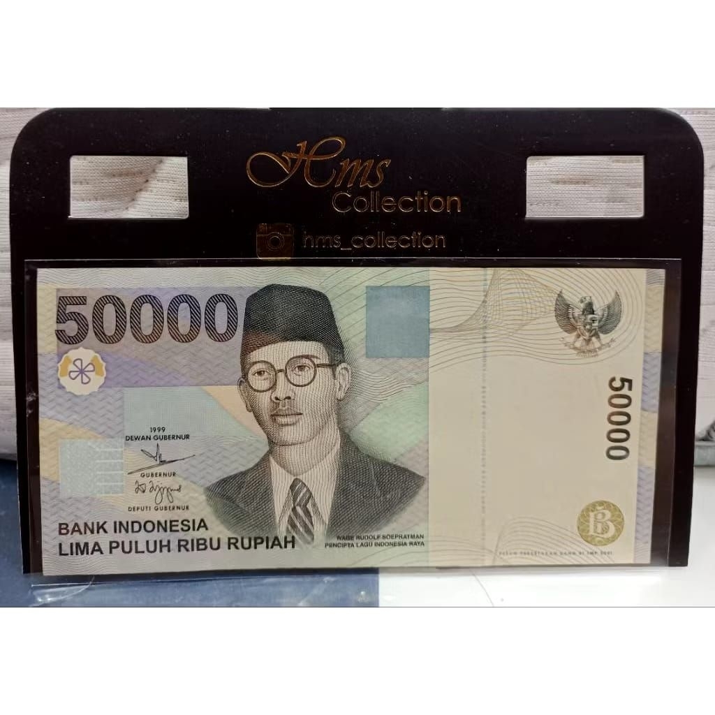 Uang Kuno 50000rupiah kuno WR Soepratman