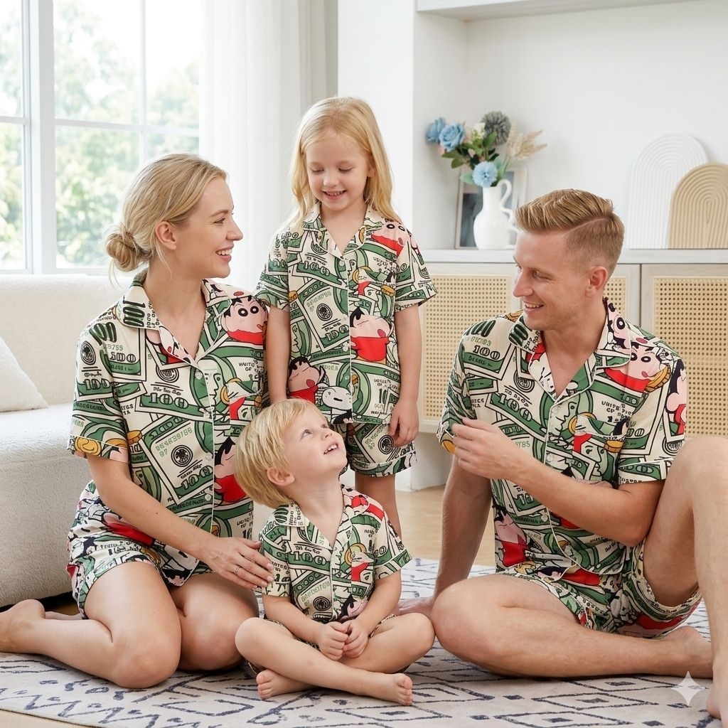 GOODNITES - Piyama Twill couple shinchan 2029A (M-L-XL-XXL-XXXL)
