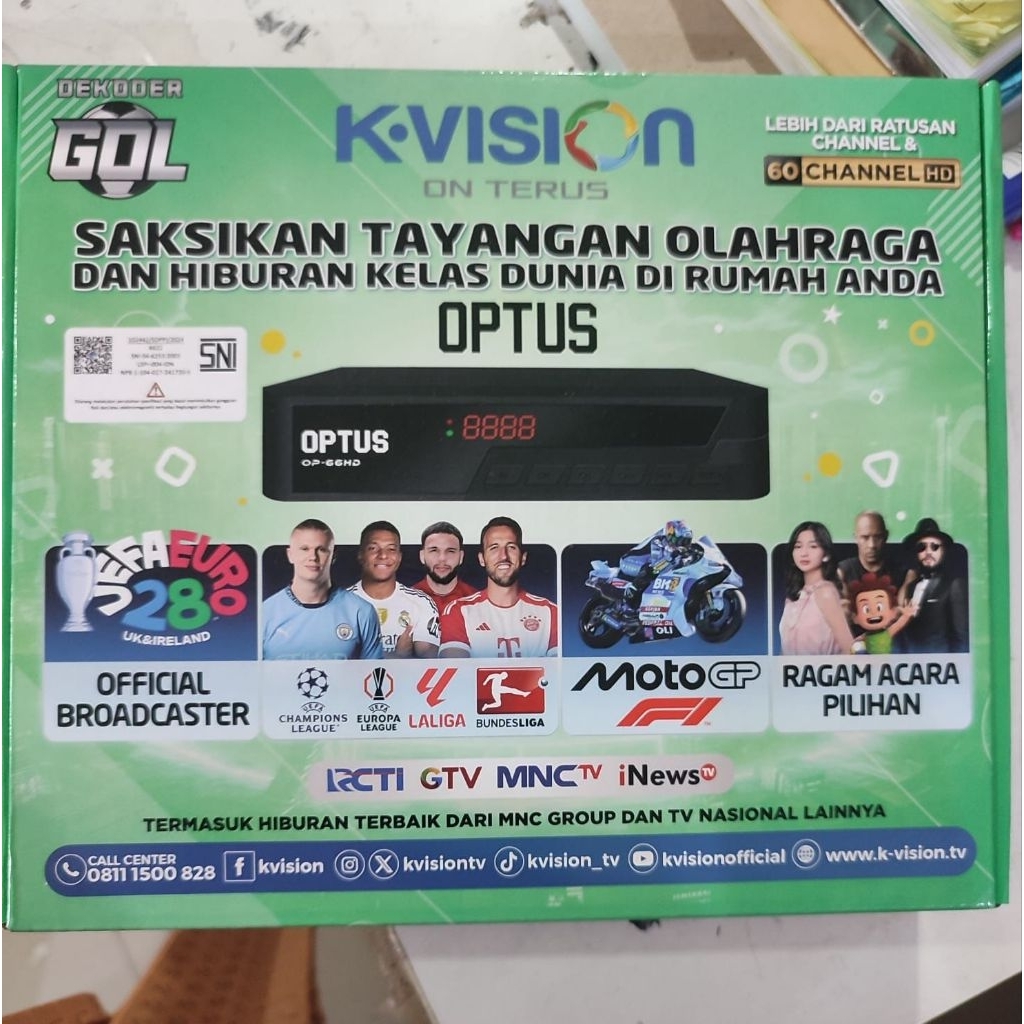 RECEIVER OPTUS OP HD 66