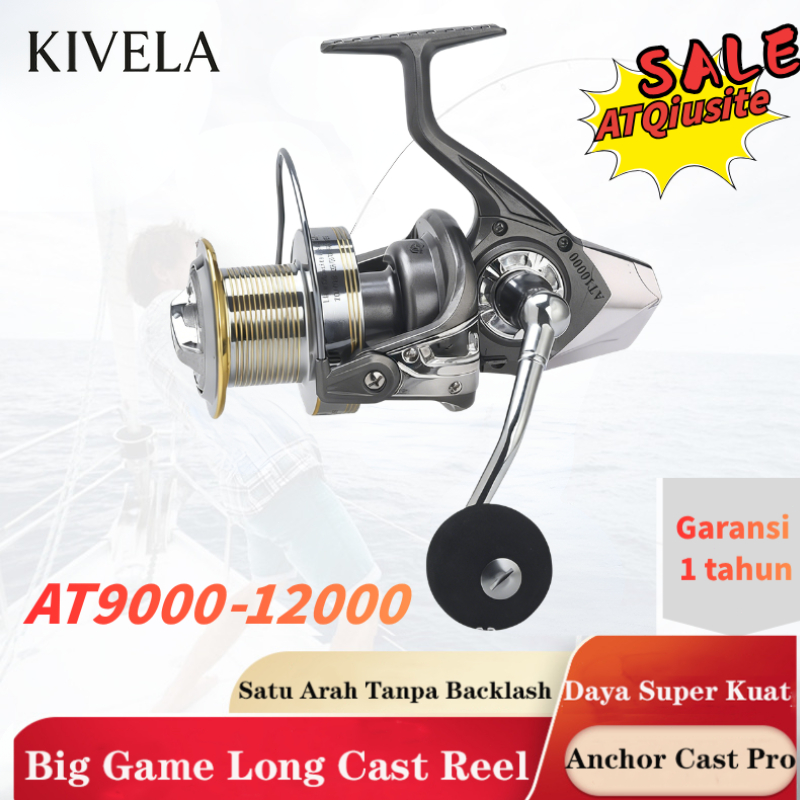 [COD/Garansi] AoTiusite Reel Jumbo Besar 8000 9000 10000 12000 surf pasiran laut WSW