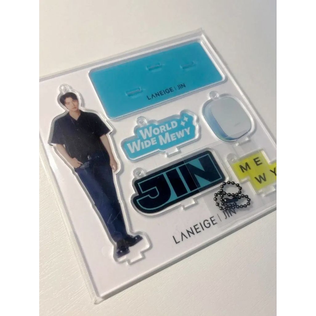 [ READY STOCK ] Jin BTS Mini Acrylic Stand X Laneige Korea
