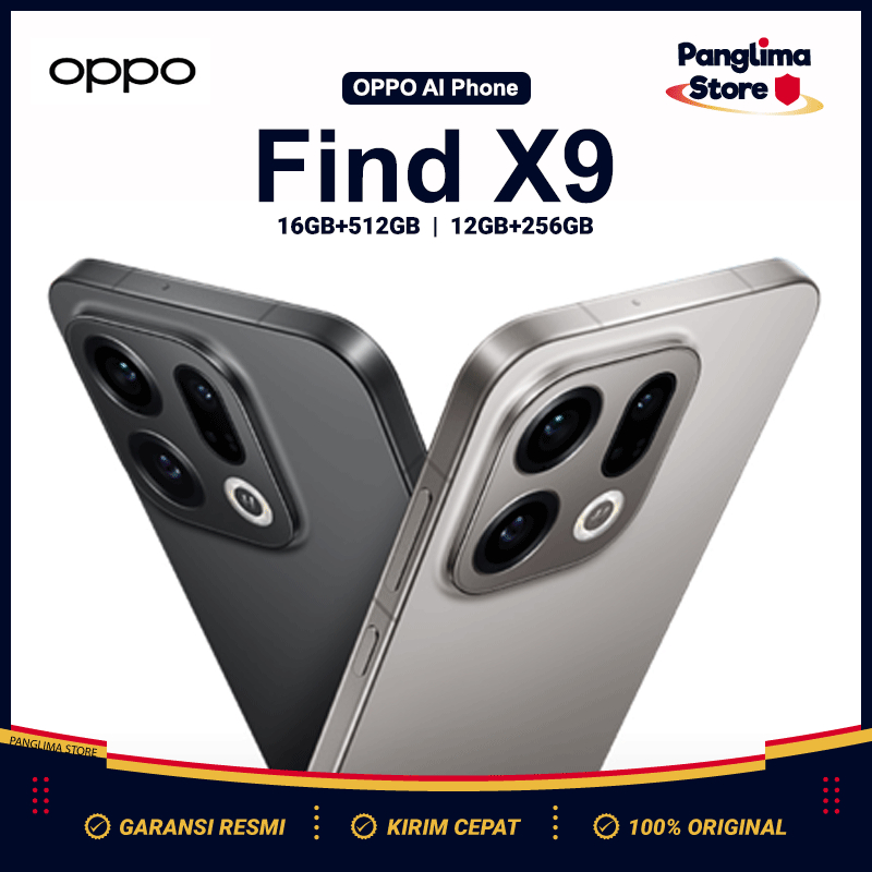 HP Oppo Find X9 16/512GB Kamera bagus Dan Ram Besar HP Gaming Handphone Android Original 100% New