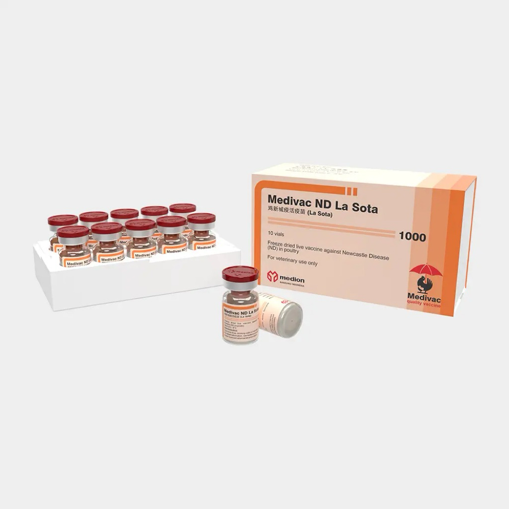 medivac nd-lasota vaksin khusus ayam original medion