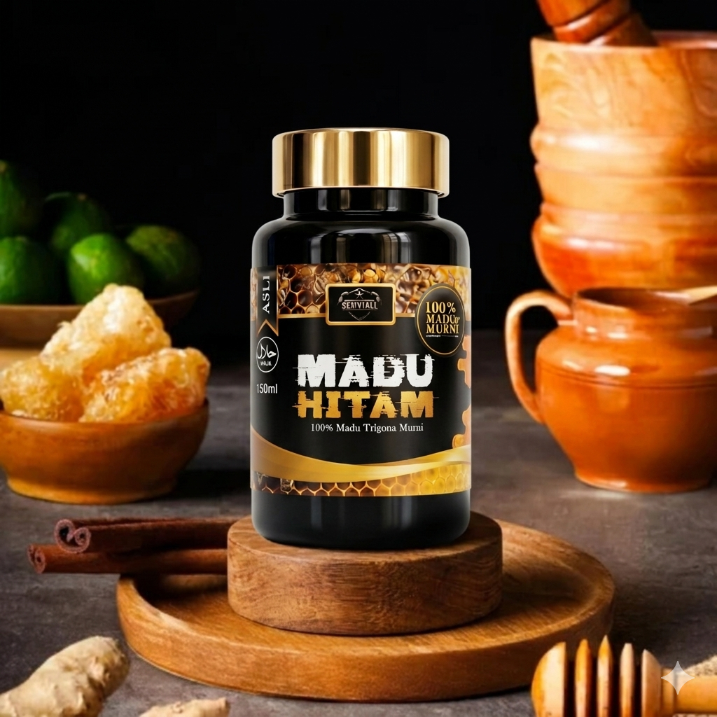 Madu Hitam Madu stamina power Ramuan Buah Pinang Muda Untuk Pria Kuat Perkasa - Mandava