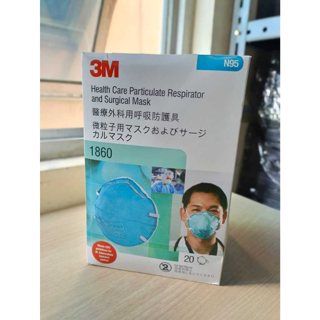 Masker N95 3m 1860 isi 20 Pcs
