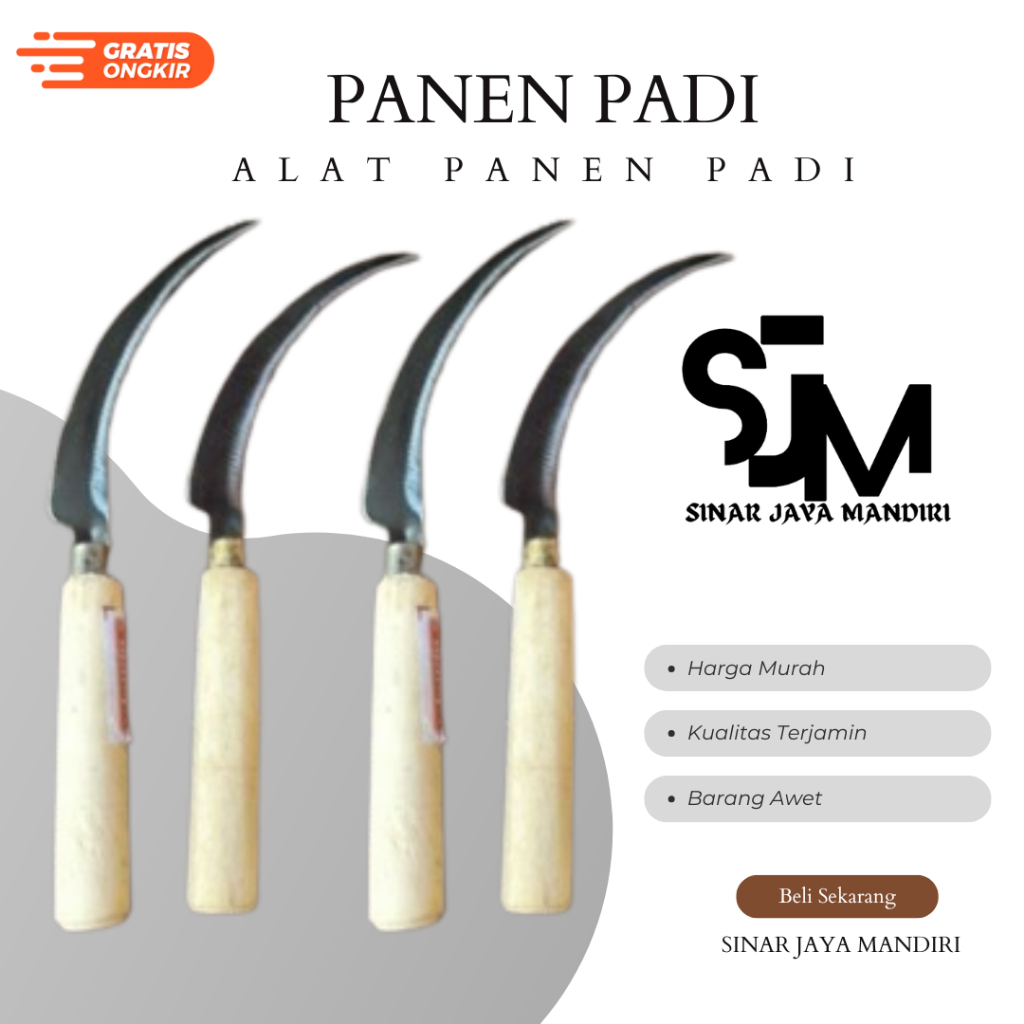PANEN PADI ALAT PANEN PADI ALAT POTONG SABIT PADI