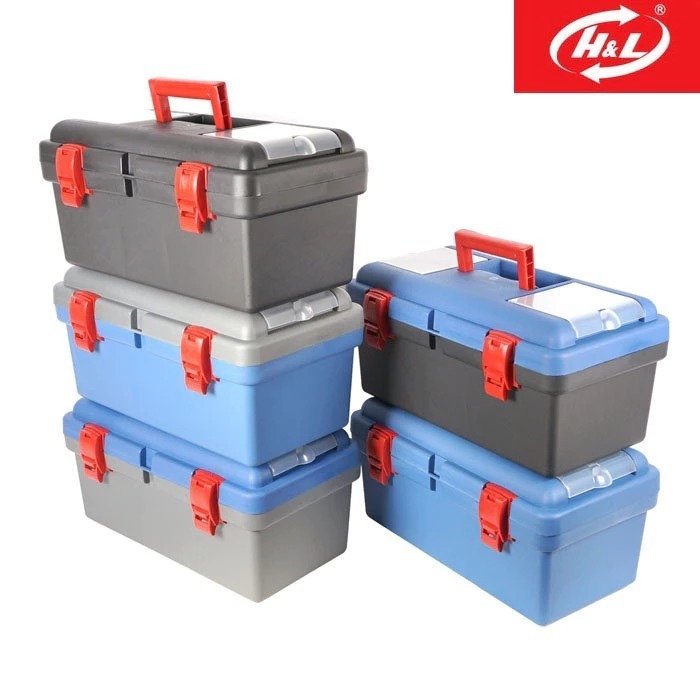 ORIGINAL!!!HL TOOL BOX BESAR 18 inch Kotak Perkakas Plastik Tools Box KOKOH Kenmaster Tool Box
