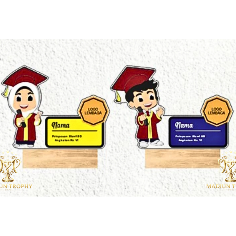 Piala Wisuda Sekolah Piala Wisuda Anak Plakat Wisuda Anak Plakat Wisuda Anak Akrilik Piala Wisuda PA