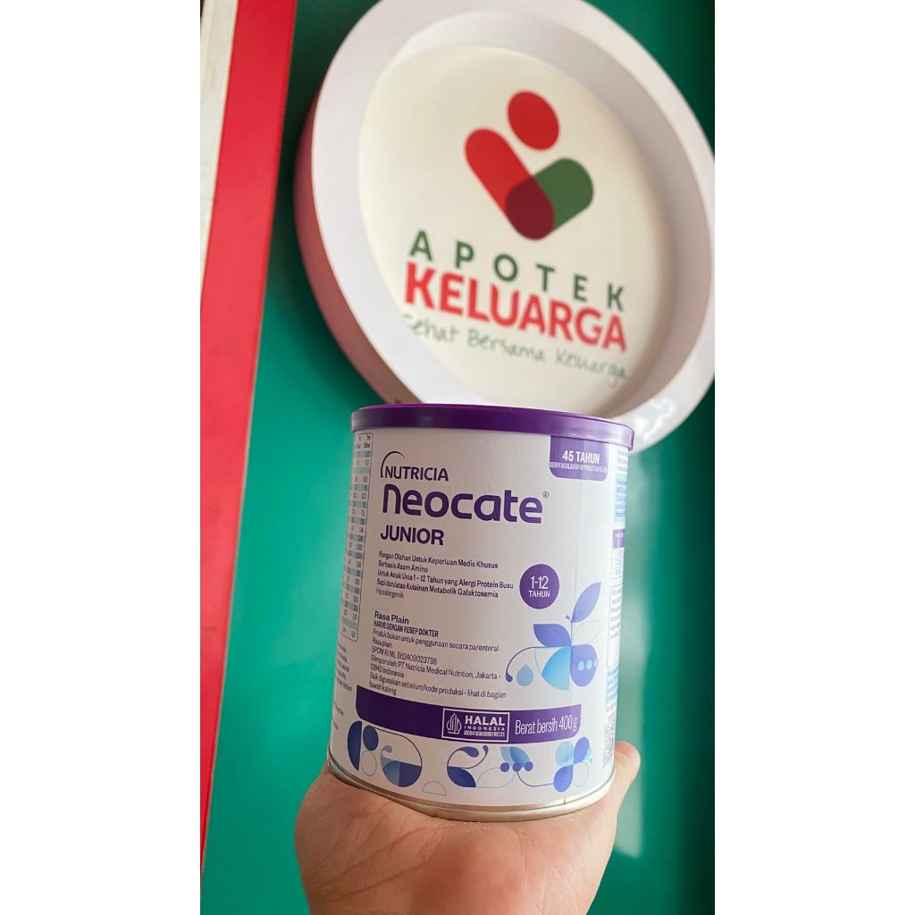 SUSU NEOCATE JUNIOR 400 GR #SUSU ALERGI PROTEIN #SUSU ALERGI ANAK#SUSU MEDIS KHUSUS #SUSU MEDIS KHUS