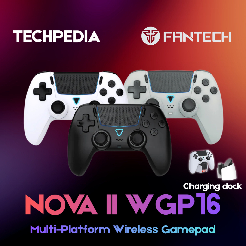 Fantech Nova II WGP16 / Nova-II WGP-16 Wireless Gamepad Hall Effect Multi-platform Controller Dual C
