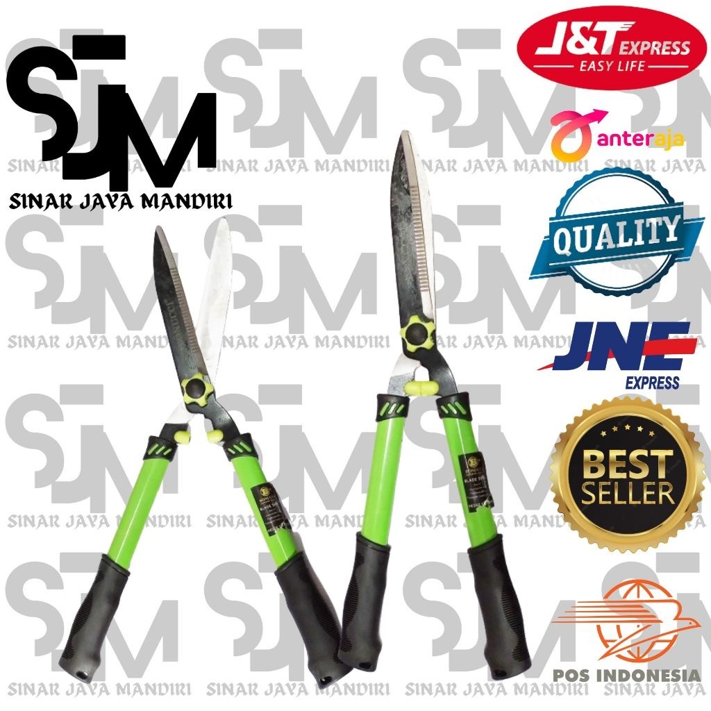 BONUCCI Gunting Taman Rumput 54 Cm HS54CM Gagang Besi
