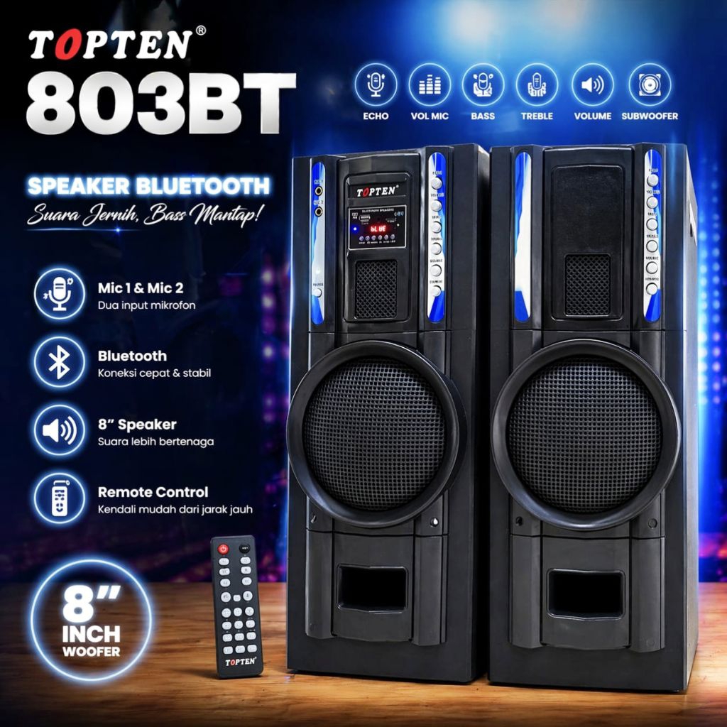 speaker Bluetooth Topten  SB-803BT