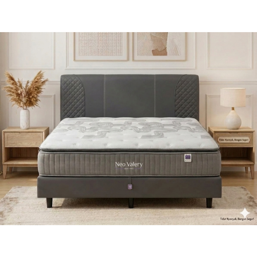 ANGEL SpringBed uk180x200cm Neo Valery Elegant Empuk Nyaman Tebal Best Only Matras/Kasur