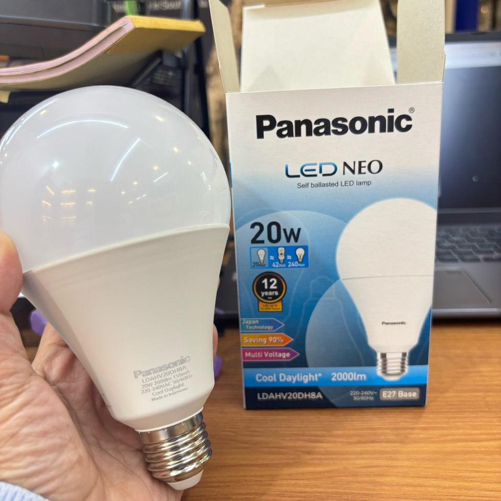Lampu led bulb 20w PANASONIC led 20Watt PUTIH