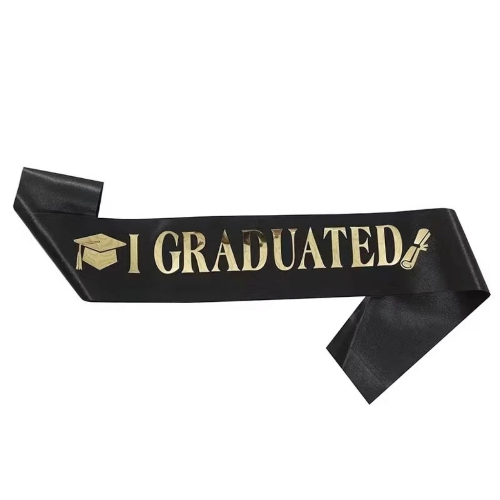 Selempang graduation I graduated wisuda lulus sarjana
