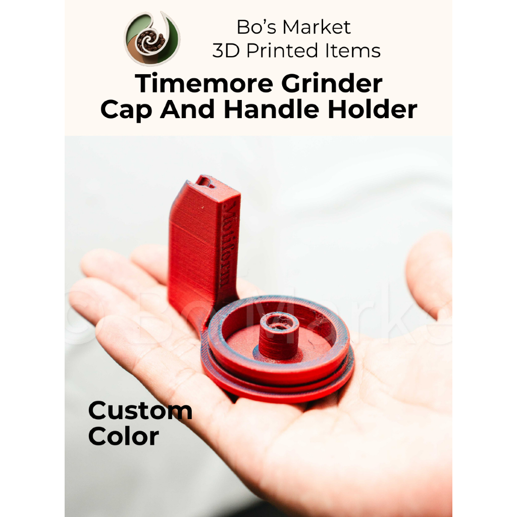 Timemore Grinder Cap and Handle Holder Tutup Dan Jempitan Pegangan Untuk Grinder timemore Series