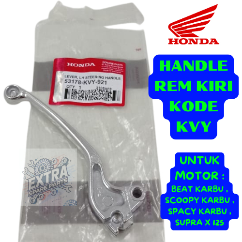 HANDLE REM KIRI HONDA KODE-KVY BEAT KARBU SCOOPY KARBU SPACY KARBU SUPRA X 125 PRODUK ORI 100% .