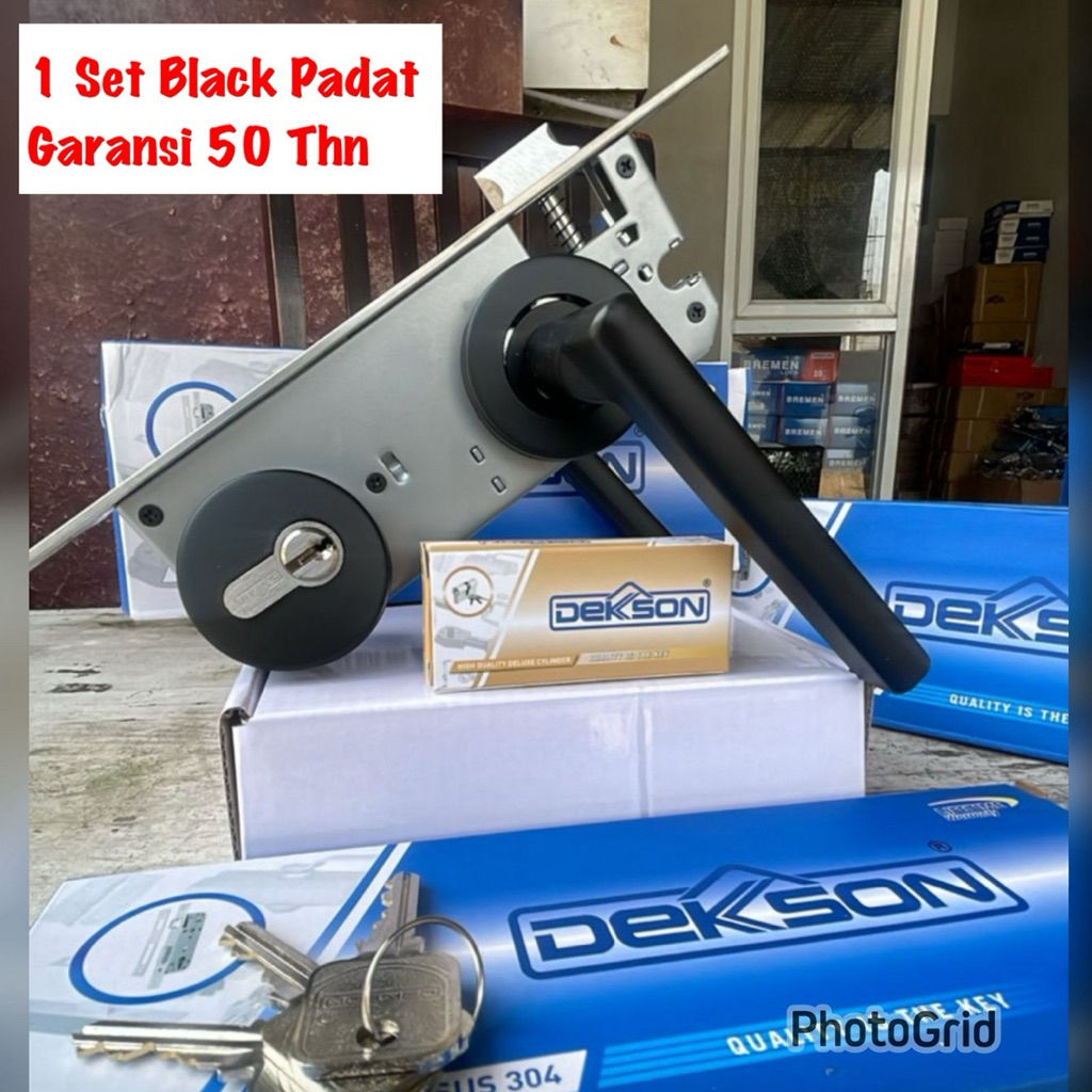 DEKKSON DEKSON Promo KUNCI DEKKSON HITAM SUS 304 KNOP KODAI Handle Pintu Pisah Sus304 Kunci Pintu Ro