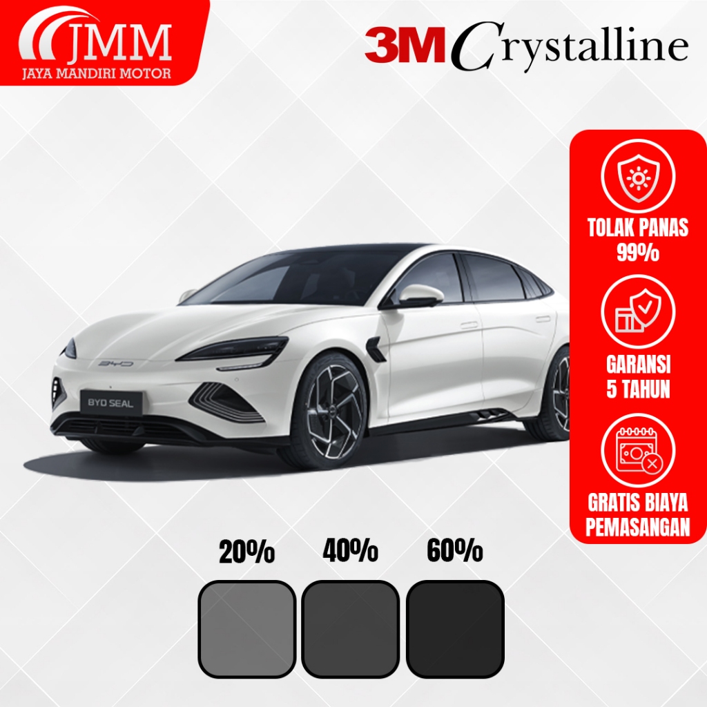 Kaca Film 3M Crystalline Untuk Kaca Depan Saja