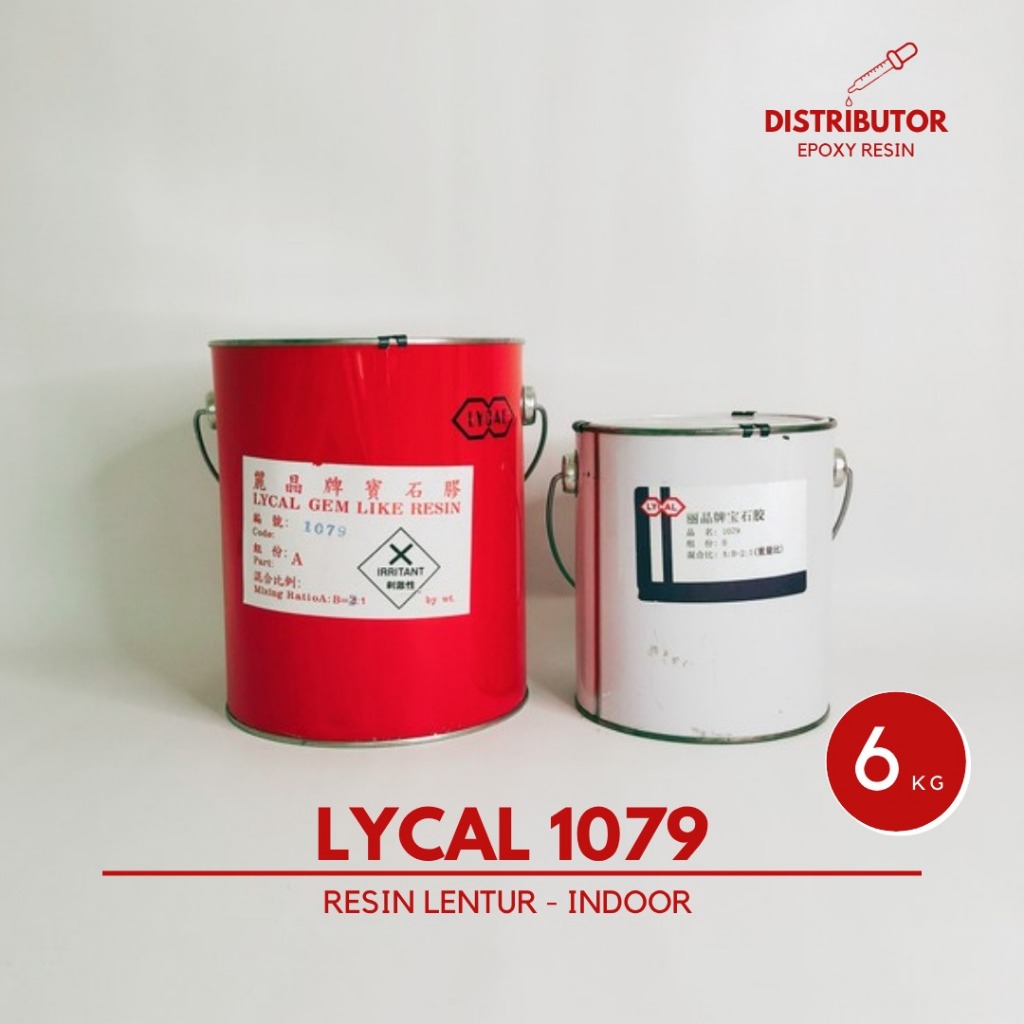 Resin bening Lycal (Lentur) dgn Katalis - Lycal 1079 - 6 kg