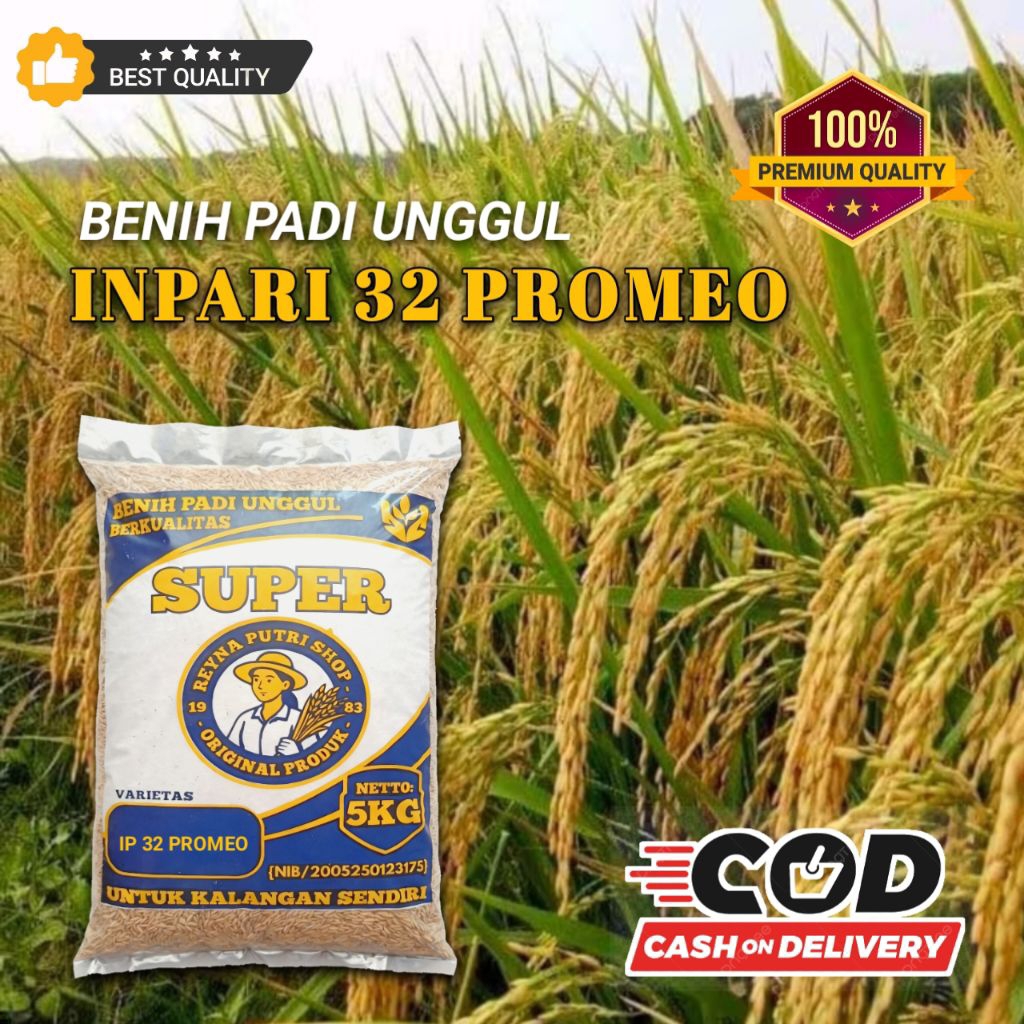 Benih padi inpari 32 promeo kemasan 5kg