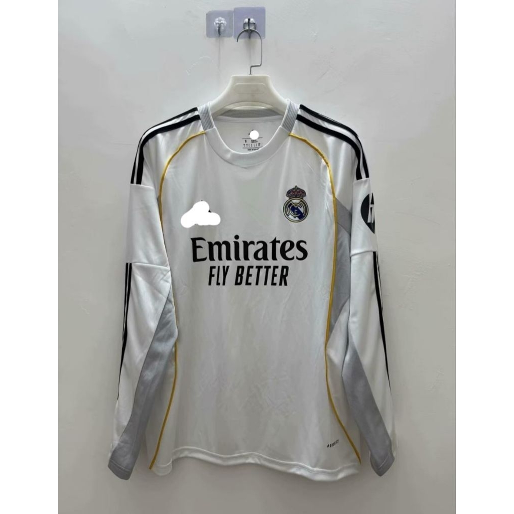 Jersey Kaos Baju Sepak Bola Real Madrid Home Away 3rd Third Longsleeve Long Sleeve LS Lengan Tangan 