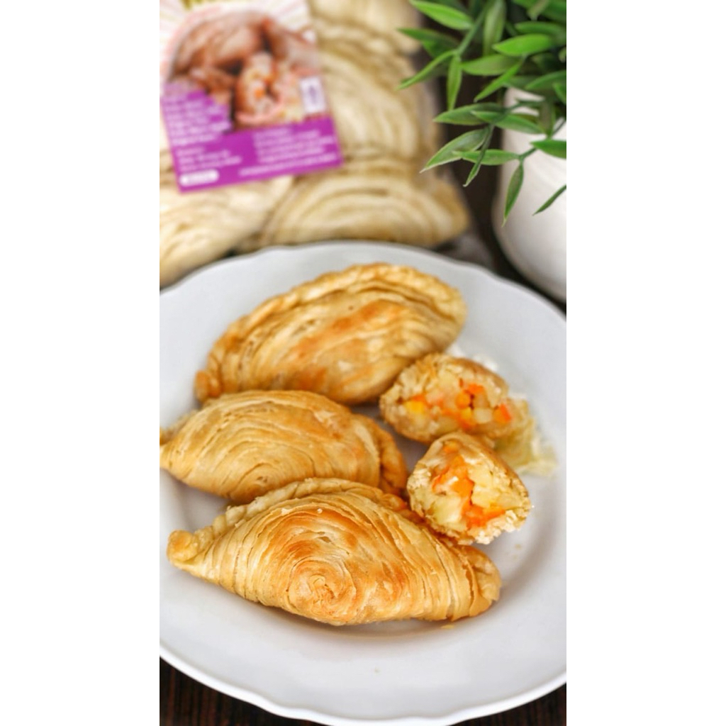 Pastel Frozen isi sayuran 6 pcs- enak, renyak dan bergizi