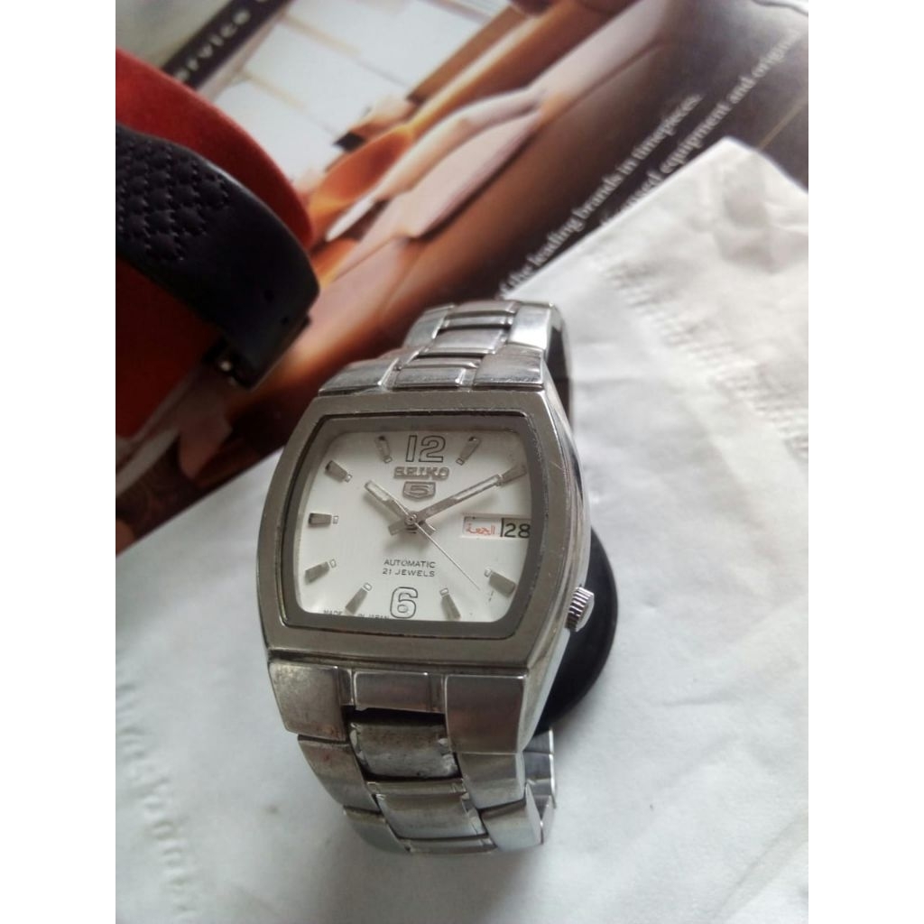 SEIKO 5 CALIBER 7S26 CASE BACK TEMBUS PANDANG