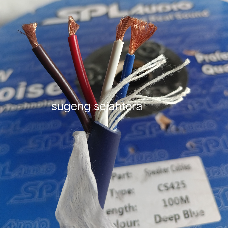 Kabel Speaker SPL audio 4x2,5 (Roll 50 M dan 100 M)