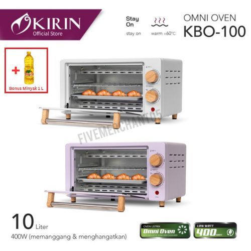 Oven Toaster Kirin KBO 100 M KBO 100 M LW Low Watt 10 Liter Oven Listrik Kirin 100 MLW Oven Kirin