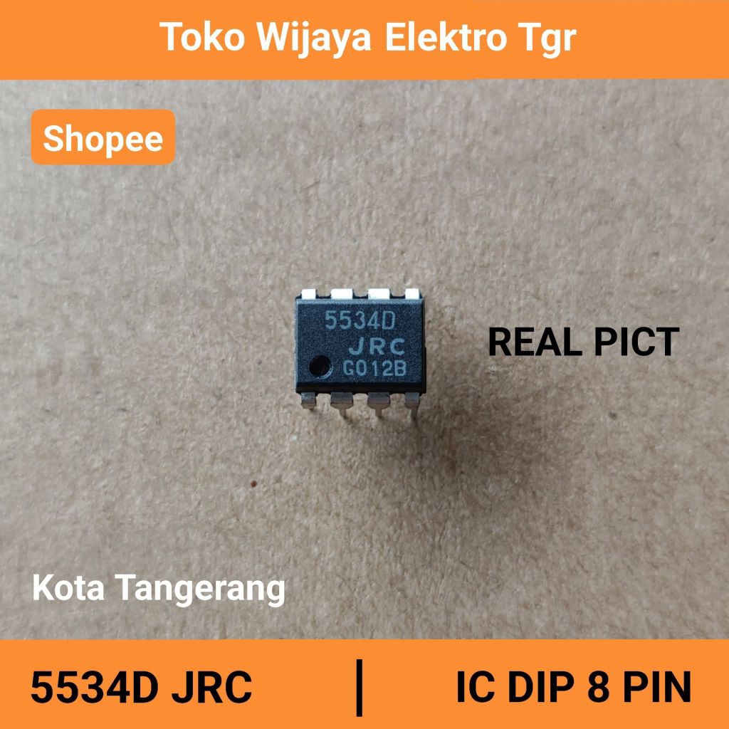 Audio Sparepart | 5534D JRC IC Dip 8 Pin