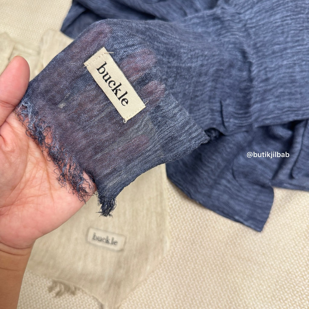 Viscose Crinkle Shawl / Hijab Pashmina Motif Crinkle Bahan Viscose Premium